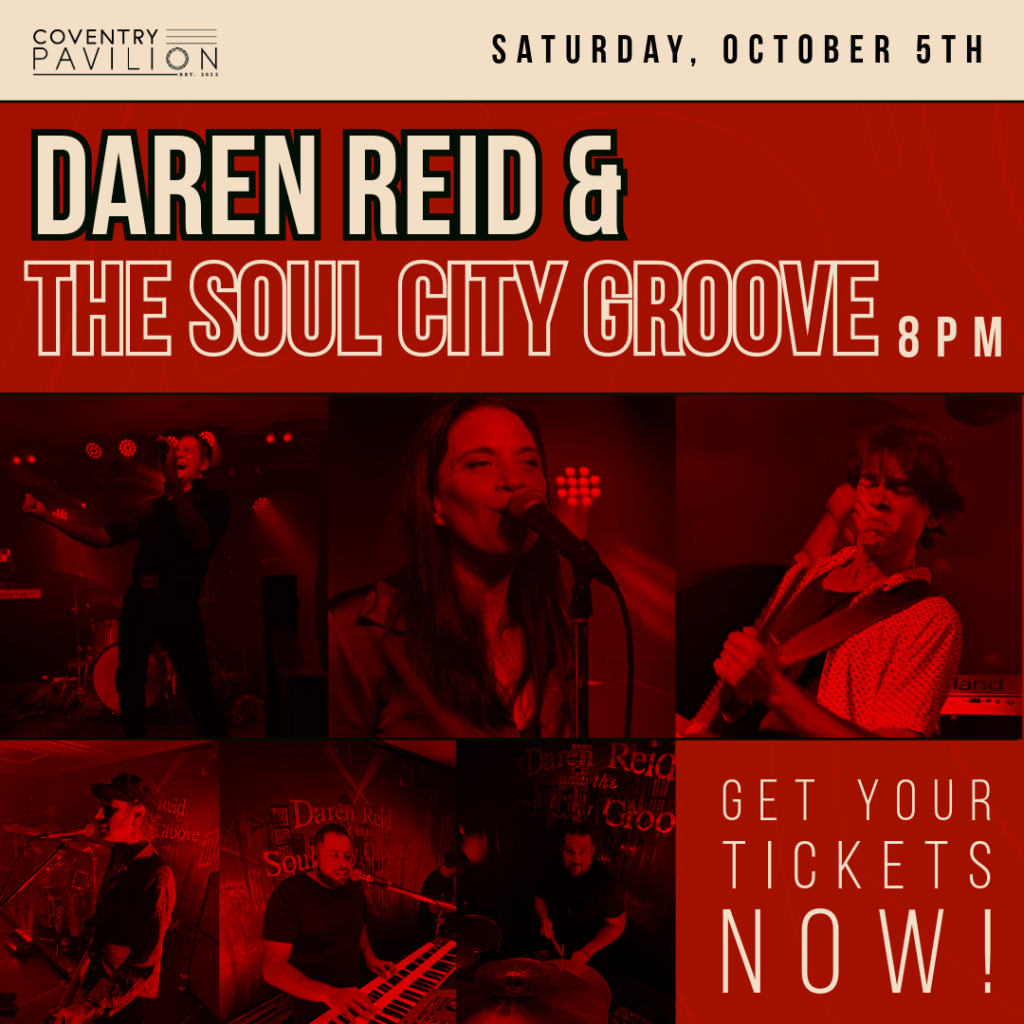 Daren Reid and The Soul City Groove. Coventry Pavilion. Pavilion Sports Lounge. Perth. October 5th